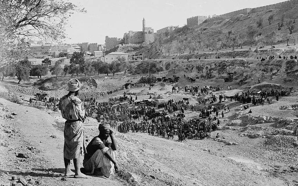 Panorama Jerozolimy, początek XX wieku. Zdjęcie: American Colony (Jerusalem)