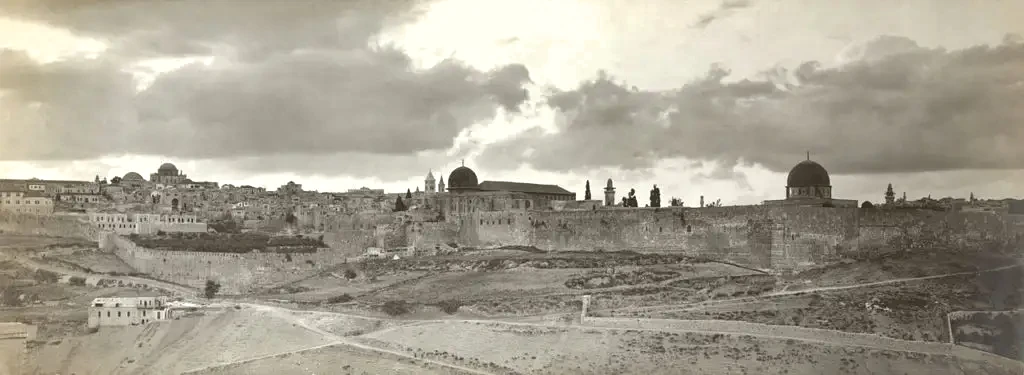 Panorama Jerozolimy, początek XX wieku. Zdjęcie: American Colony (Jerusalem)