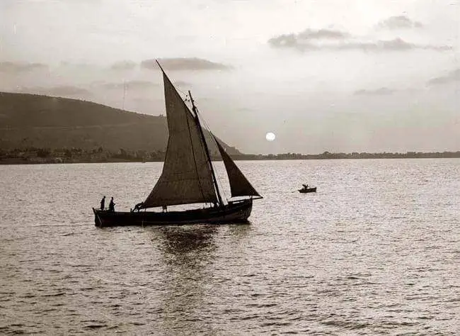 Łódź na Morzu Galilejskim (Tyberiadzkim), 1898